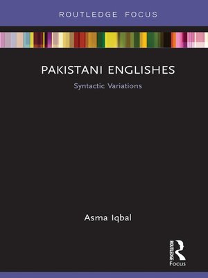 cover image of Pakistani Englishes